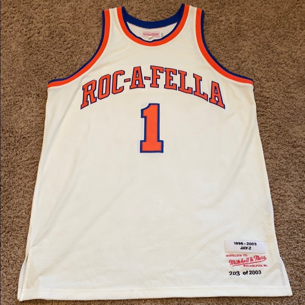 Roc-A-Fella Jay-Z S. Carter Mitchell & Ness Jersey